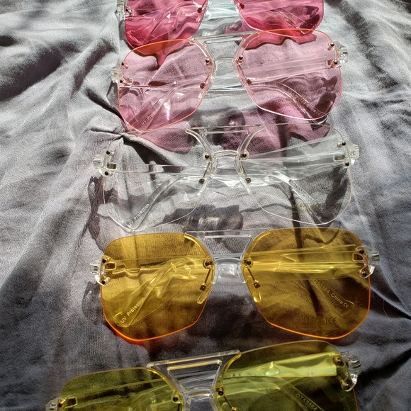 CLEAR RIMLESS SUNNIES - Picture 2 of 2